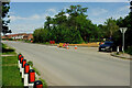 SX8673 : Broadway Road closed at Gallows Cross by Derek Harper