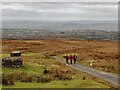 SO5984 : Walkers on Clee Burf by Mat Fascione