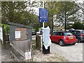 SY5785 : Newly Installed Car Park Pay and Display Machine at Abbotsbury by Sandy Gerrard