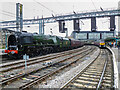 NY4055 : 46233 Duchess of Sutherland at Carlisle Station by Ian Capper