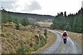 NT2047 : Forest road in Cloich Forest by Jim Barton