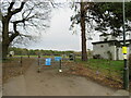 SZ1093 : Entrance to a playing field near Queen's Park, Bournemouth by Malc McDonald