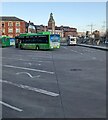 ST3188 : Zero-emissions bus in Friars Walk Bus Station, Newport by Jaggery