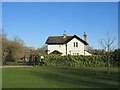 SU9776 : The Home Park gate and entrance lodge, Windsor by Malc McDonald