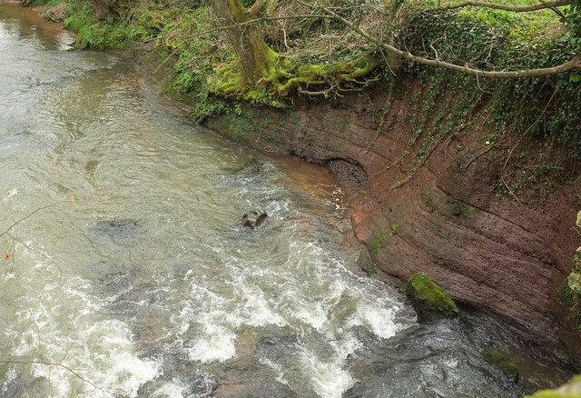 River cliff, Kersford Bridge