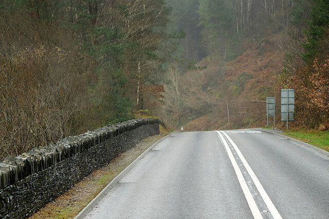 A470 towards Pont-y-Pant