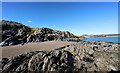 SH3962 : Tidal skerry off Ynys Llanddwyn by Andy Waddington