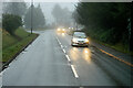 SH6845 : A496, Pencefn Road near to Tanygrisiau by David Dixon