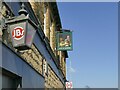 SE2234 : Signs on the old Jug and Barrel, Town Street, Stanningley by Stephen Craven