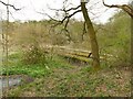 SJ6575 : Old pipelines across Marbury Brook by Stephen Craven