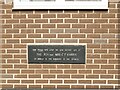 SJ7578 : Knutsford Methodist Church Community Centre - dedication stonee by Stephen Craven