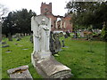 TQ1692 : Old Stanmore Church and the grave of W.S. Gilbert by Marathon