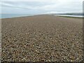 SY6675 : Chesil Beach - View northwestwards by Rob Farrow