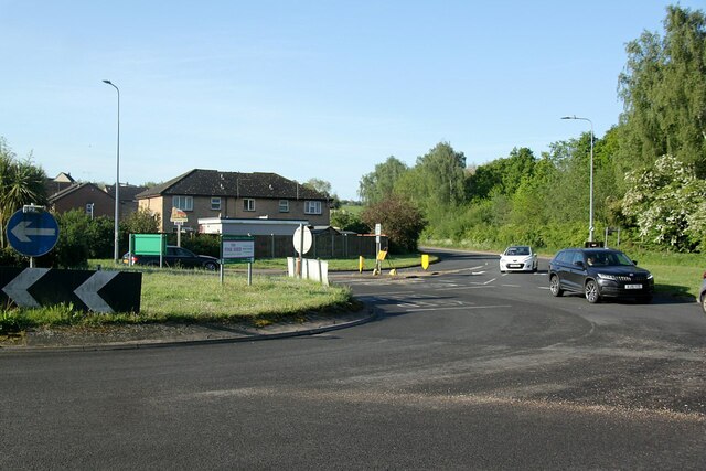 Roundabout near Manningtree Station