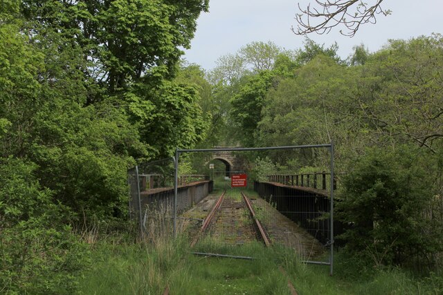 Disused Railway bridge spanning the River Wear