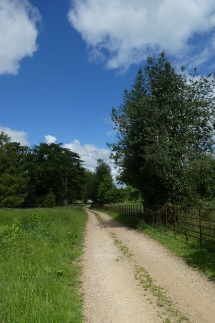 Path along the eastern side of the gardens