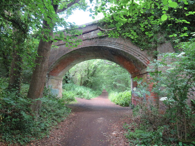 Bridge over the Downs Link path near Cranleigh