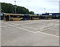 ST2995 : Buses in the Stagecoach depot, Cwmbran by Jaggery