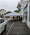 SO4107 : Jubilee Street Party preparations, High Street, Raglan by Jaggery