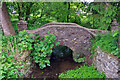 NY6207 : Footbridge, Orton Hall by Ian Taylor