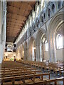 TL1407 : The nave of St Albans Cathedral by Marathon