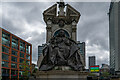 SJ8498 : Queen Victoria Statue, Manchester by Brian Deegan