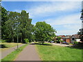 SZ1293 : Footpath and cycle route, Littledown, Bournemouth by Malc McDonald