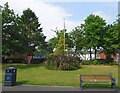 SJ9295 : Flagpole in Victoria Park by Gerald England