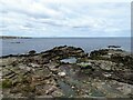 NZ3575 : Rocky foreshore at St Mary's Island by Robert Graham