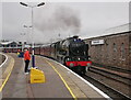 NH6645 : 46115 Scots Guardsman, Inverness railway station by Craig Wallace