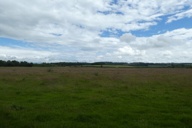 Fields beside the railway