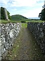 NS0953 : Bute - St Blane's - Within the passageway looking south by Rob Farrow