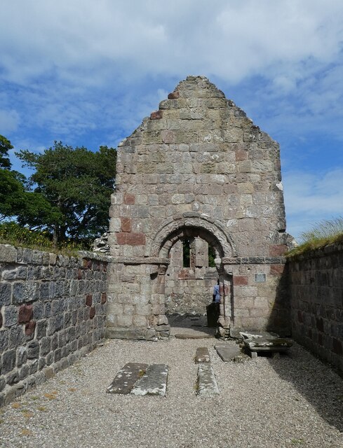 Bute - St Blane's - Nave to Chancel Atrch