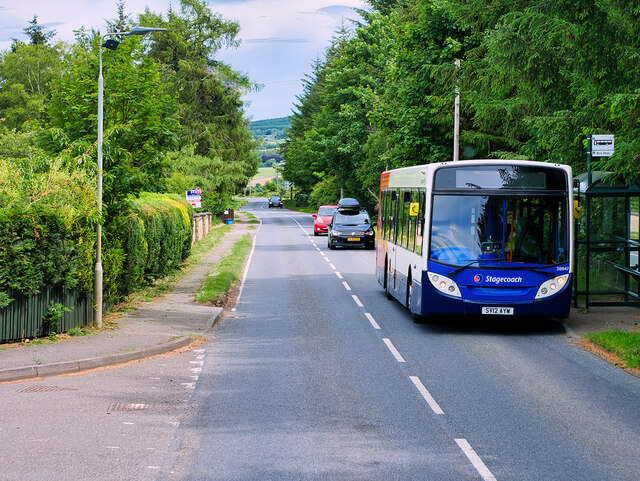 Bus Stop on the B9006, Newlands of Culloden