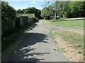 SU1883 : Cycleway and public footpath, Eldene, Swindon by Christine Johnstone