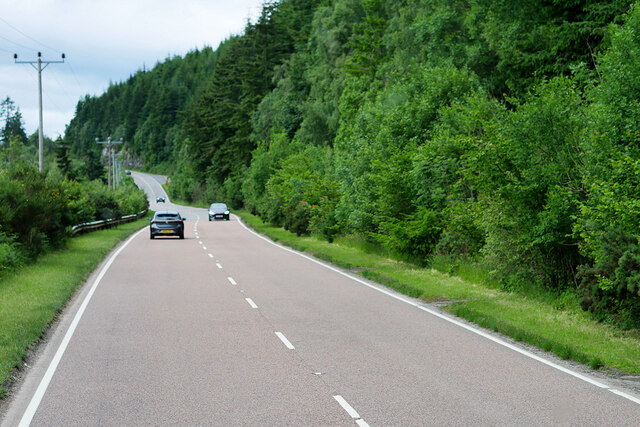 Southbound A82 near Alltsigh