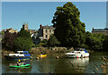 SX8060 : River Dart above Totnes Bridge by Derek Harper