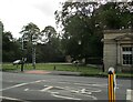 SE3244 : Main  entrance  to  Harewood  House  from  A61 by Martin Dawes