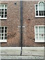 SJ4066 : Boundary markers, Whitefriars, Chester by Stephen Craven