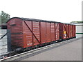 TL1898 : Freight wagons at Peterborough Nene Valley station by Paul Bryan