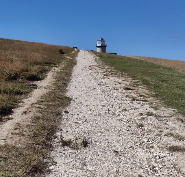 South Downs Way towards Belle Tout Lighthouse