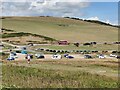 TV5595 : National Trust car park at Birling Gap by Mat Fascione