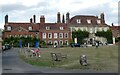 SU1429 : Salisbury - Historic building on north of Choristers Square by Rob Farrow