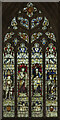 TF3465 : West window, Ss Peter & Paul church, Old Bolingbroke by Julian P Guffogg