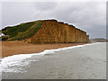 SY4690 : West Bay, East Cliff by David Dixon