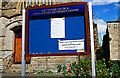 SO3288 : Bishop's Castle Methodist Church & Marches Methodist Centre (2) - noticeboard, Station Street, Bishop's Castle, Shrops by P L Chadwick