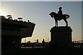 SJ3390 : Statue of Edward VII, Pier Head, Liverpool by Christopher Hilton