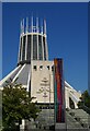 SJ3590 : Liverpool: Roman Catholic cathedral from Mount Pleasant by Christopher Hilton