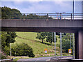 NS2274 : Bridge over Inverkip Road at Chrisswell by David Dixon