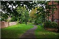 SO7875 : Footpath from High Street in Queen Elizabeth II Jubilee Gardens, Bewdley, Worcs by P L Chadwick